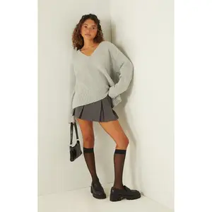 Your Favorite Women's Elin V-Neck Oversized Sweater