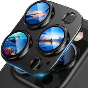 2-Pack High-quality Protection Camera Lens Protector for iPhone 16 Pro Max/15/14/13 Pro Max/12/11 - Protect Your Precious Camera Today!