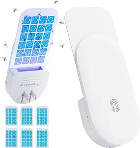 Fly Trap Indoor, Plug-in Flying Insect Trap for Mosquito, Flies, Fruit Flies, Moths, Gnats, Gnat Trap for House Indoor, Mosquito Killer Indoor