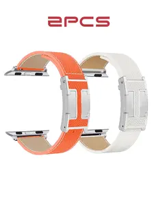 Magnetic Leather Watch Band for Women, Smartwatch Buckle, Premium Designer Style, Adjustable Length 165-215mm, Mother's Day Gift, Smartwatch Strap, Smart Watch Straps