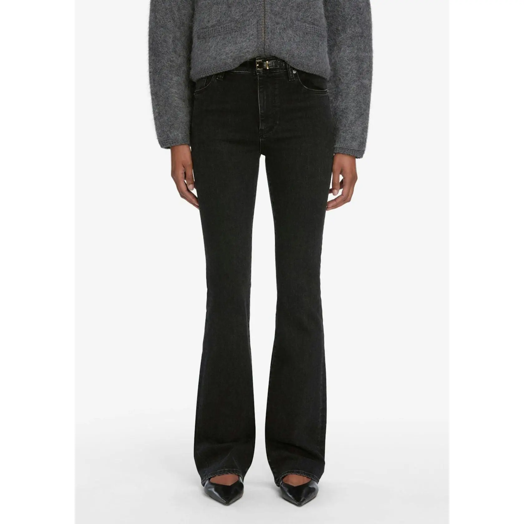 FRAME The Reboot High Rise Bootcut Jean - Meteor