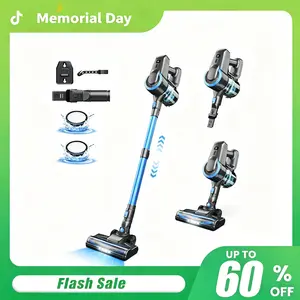 [MemorialDay]Devoac Cordless Vacuum Cleaner,8-in-1 Rechargeable Stick Vacuum,Up to 40mins Runtime,Powerful Suction,Lightweight,Versatile for Hardwood Floors\Car\Carpets\Pet Hair