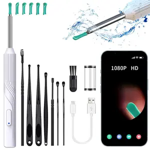 Pro Ear Wax Removal, Ear Cleaner with 1080P HD Otoscope Camera and Light Plus 7Pcs Ear Set for All iPhone and Android Phones
