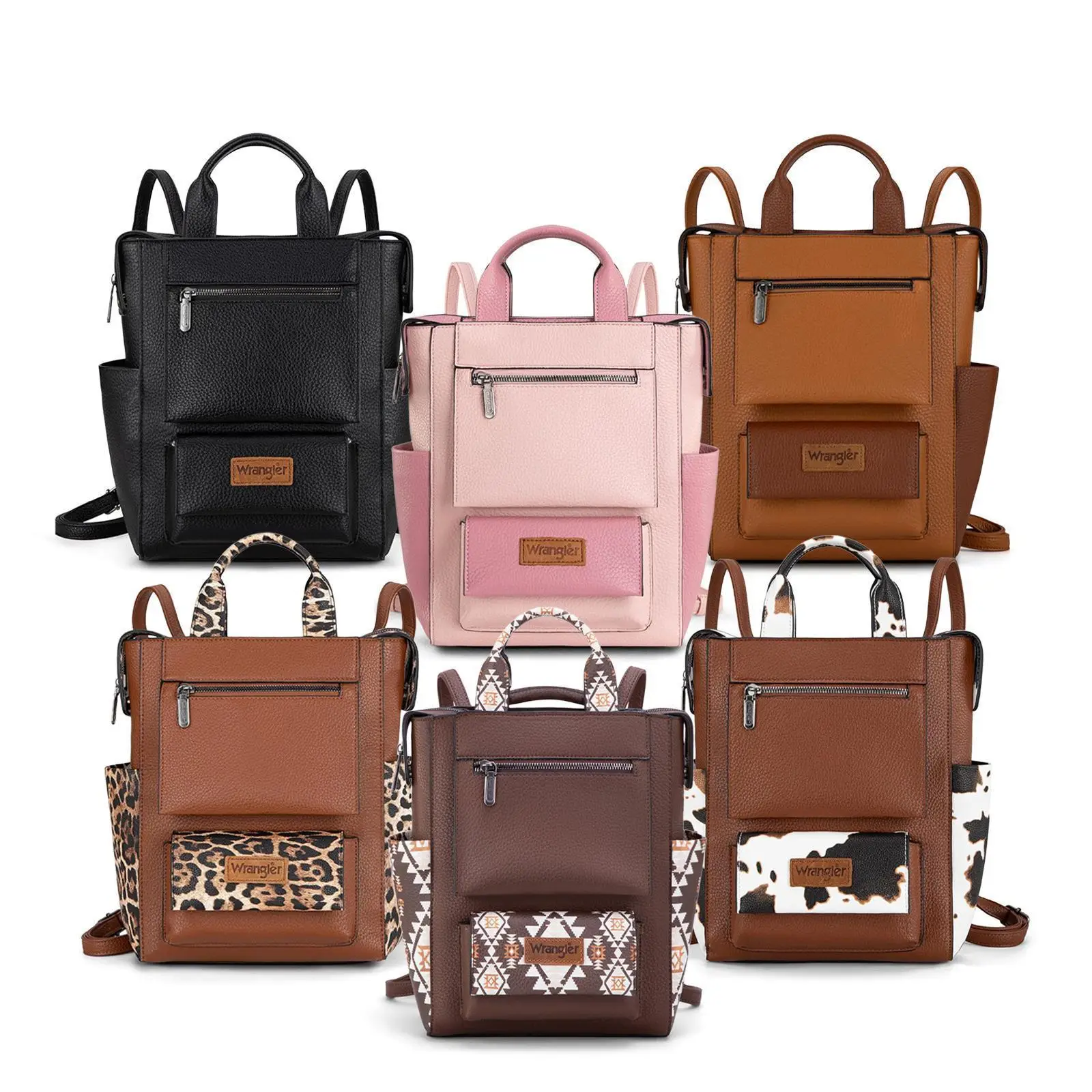 Wrangler Convertible Backpack with Adjustable Strap for Women