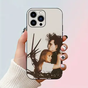 [Edward Scissorhands|Black] Edward Scissorhands iPhone Case | Black | Cute, Delicate, High Quality | Fits iPhone 17 16 15 14 13 12 11 Pro Max Plus