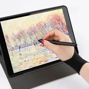 Breathable Sweat-Proof Drawing Gloves, Digital Tablet Pad Protection, Anti-Fingerprint Touchscreen Compatible, Washable Reusable Art Creation, Art Painting