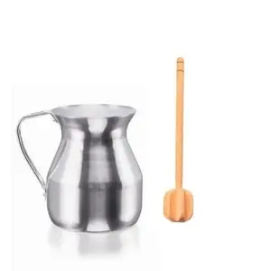 Chocolate Pot or Frothing Jug - Chocolate and Coffee Frother - (2 L) Includes Traditional Colombian Grinder.