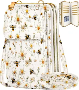 Phone Purse for Women - Cute Small Crossbody Bags Cellphone Wallet with Adjustable Strap Zipper and Card Slots Miss Adola