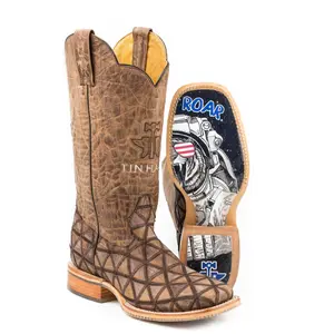 Mens Tin Haul "Hanky Panky" Western Square Toe Boot