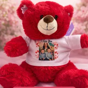 Personalized Teddy Bear for Mom – Custom Photo & Message, Perfect Mother’s Day Gift