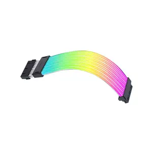 rx 9070 xt Lianli Neon Line Mainboard Graphics Card Extension Cable RGB Fourth Generation Neon Line Custom Light Effect Wireless Edition hydrus cable