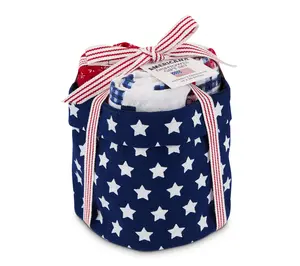 Design Imports Patriotic Kitchen Towel Gift BagSet