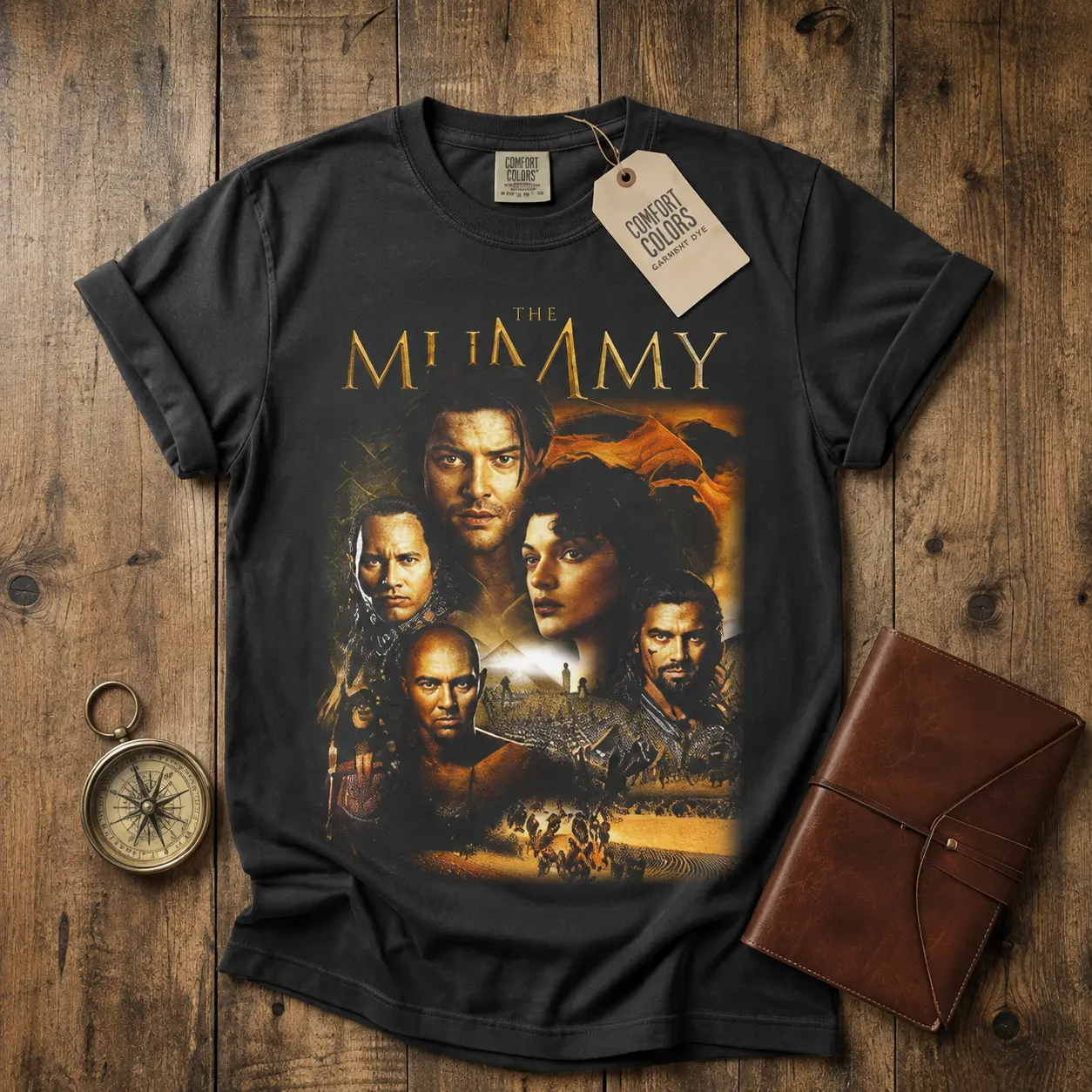 Comfort Colors The Mummy 1999 Vintage Shirt, Rick O'Connell Evelyn Movie Merchandise, Retro 90s Action Film T-Shirt