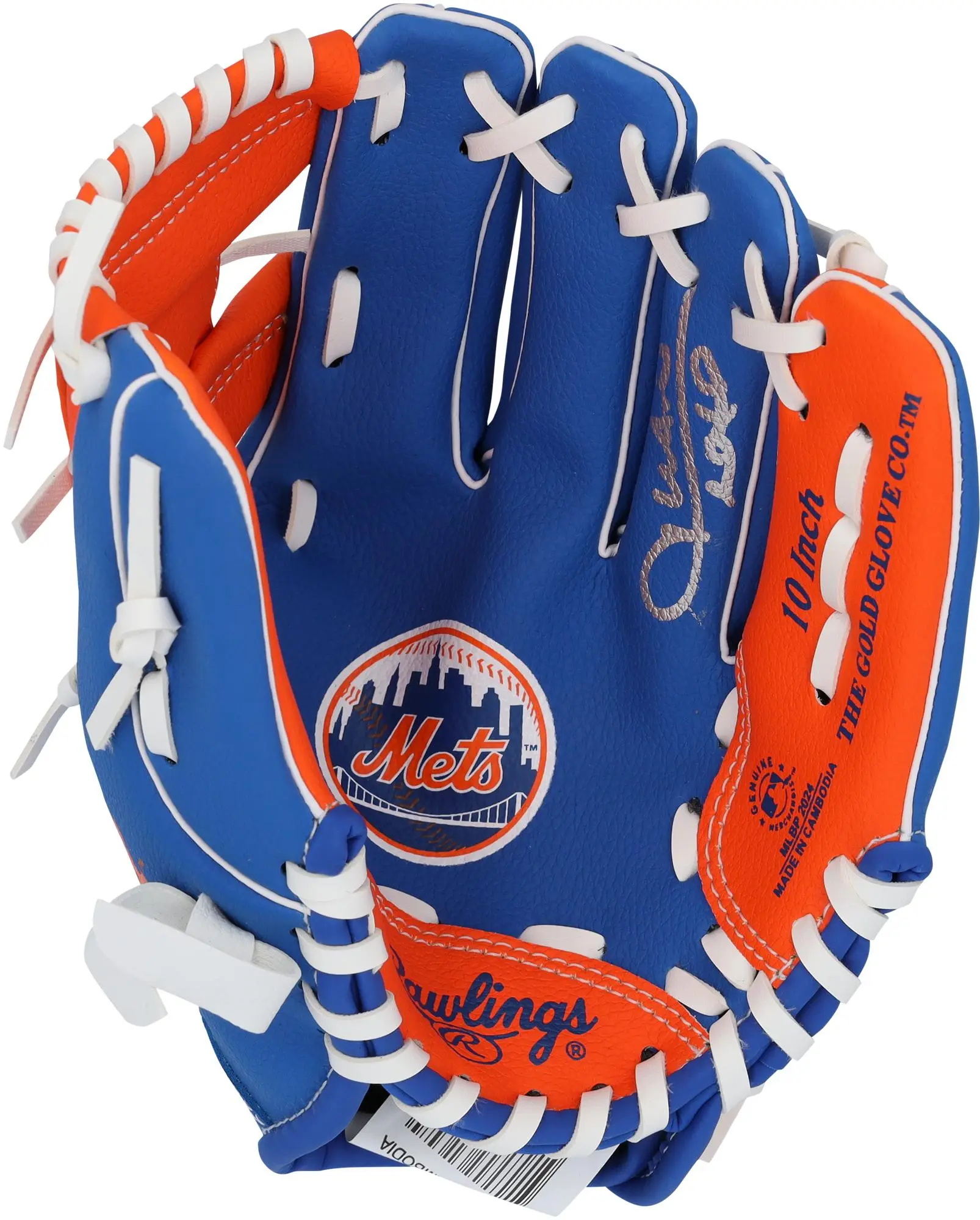 Juan Soto New York Mets Autographed Rawlings 10" Collectible Team Logo Glove - Fanatics Authentic Certified - MLB Memorabilia