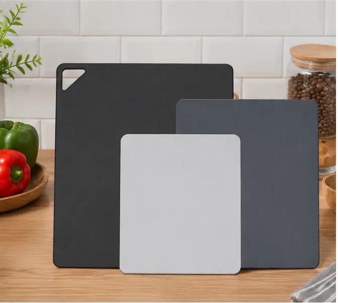 WK Flexible Plastic Cutting Boards Mats for Kitchen, Flexible Non Slip Cutting Mat, Thin Cutting Sheets, BPA Free, Dishwasher Safe, Multi Sizes