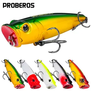 Floating Lure (Topwater) — 9.4cm, 22g — "Big Mouth Popper" Hard Plastic Bait — Realistic Imitation Lure for Long-Distance Casting