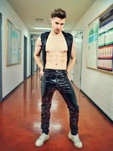 Men's Stage Bar Performance Pants, Tailored Fit, Stylish Theater, Perfect for Shows & Events, Comfortable & Durable Design