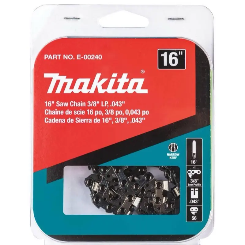16 In. 0.043 in. Chainsaw Chain, 3/8 in. LP