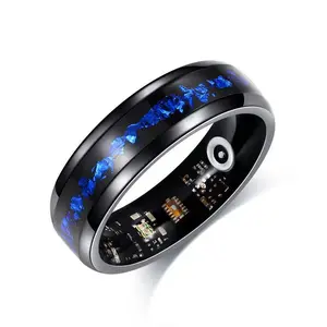 Smart ring for sleep and heart rate monitoring, exercise tracking, remote photography, and waterproof features