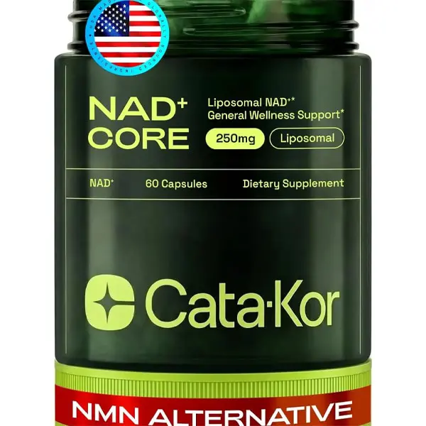 Cata-Kor NMN Supplement Alternative – Liposomal NAD+ Supplement - NAD CORE 30-Day Supply 60 Capsules