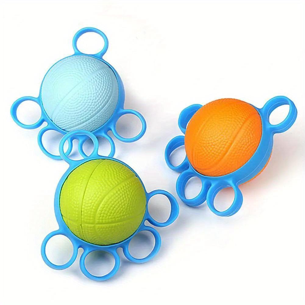 2pcs Finger Grip Ball, Hand Relax Grip Strengthener, Used for Five Finger Strength Training, Hand Muscle Relaxation and Rehabilitation