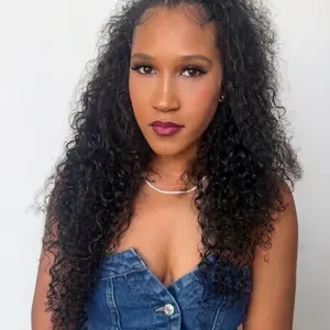 Luxe curly raw Indian 100% human hair