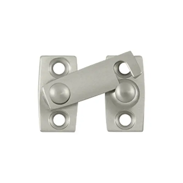 0.62 in. Shutter Bar - Door Latch, Satin Nickel - Solid Brass
