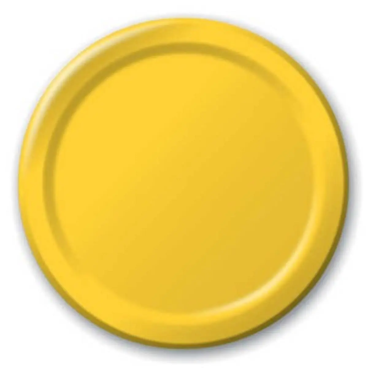 Group 9 in. Dinner Plate, Yellow - 8 per Case - Case of 12