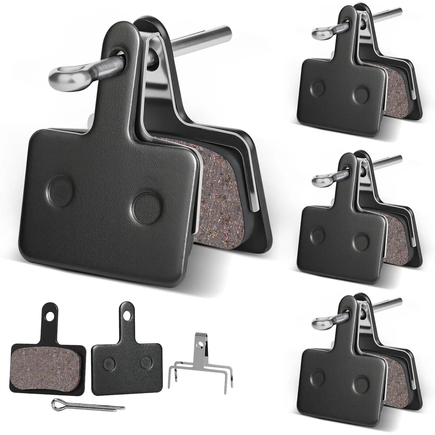 4 Pairs   Pads, Disc  Pads (,Semi-Metallic) for Mountain  Disc Brakes,   Pads Compatible with TRP Tektro  Deore Br Ebike  Pads
