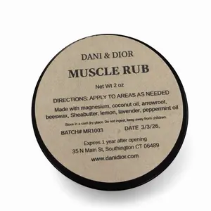 Magnesium Muscle Rub All Natural 2oz