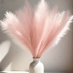 10PCS artificial Pampas grass bouquets, Artificial rose flower, Lifelike fake plant, plant for home decoration, suitable for living rooms, parties, weddings, excluding vases, used for home bohemian decoration flower arrangement