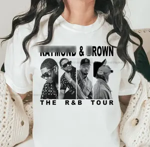 [FREESHIP] Ush and BZ R&B world Tour 2026 fan T-Shirt, BREEZY CB KING OF R&B Concert