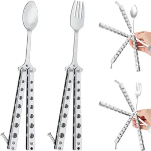 Butterfly Spoon and Fork