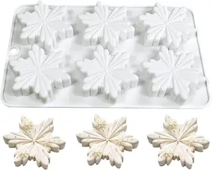 1 count Snowflake   Molds Christmas   Candy Moulds
