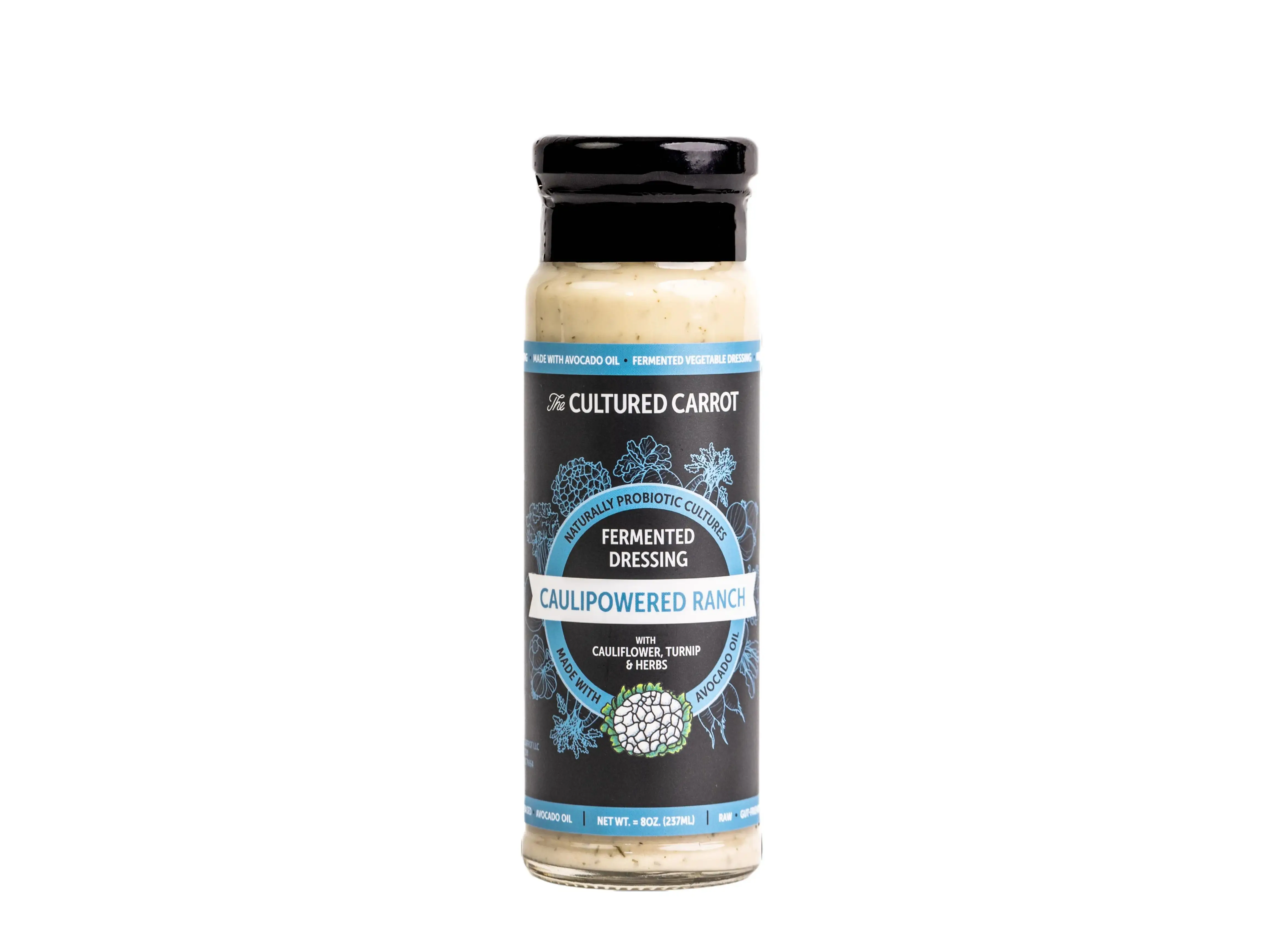 Caulipowered Ranch Dressing made from Fermented Cauliflower, Turnips and Avocado Oil