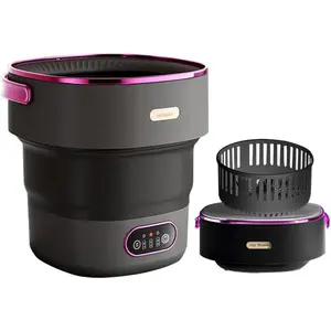 Portable Foldable Washing Machine 15L Large Capacity Deep Clean for Apartments Camping Traveling