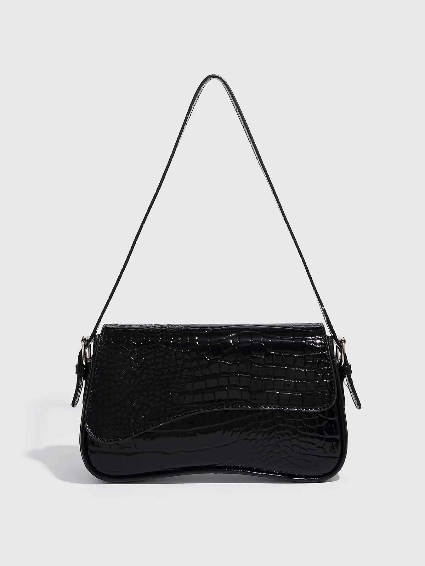 Crocodile pattern black