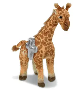 PLUSH CROSS - WILD COLLECTION PLUSH - GIRAFFE 15", Metallic Cross, Soft Plush