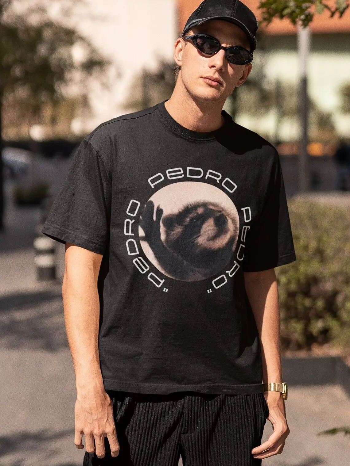 Pedro Meme Racoon Unisex T-Shirt,  Funny shirt, Funny Raccoon Tshirt, Pedro shirt, Funny Pedro Raccoon shirt, Raccoon Graphic Tee