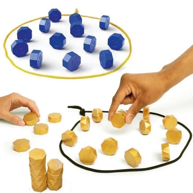 Multiplayer Party Game Magnetic Stone Board Strategy Interactive Game for Family and Group Play Strategy Board Games High Quality Longest Edge 3.4 Cm