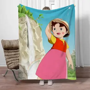 Heidi Flannel Blanket 150x200 Thermal Blankets For Bed Throw Sofa Cover Blanket King Size Home And Decoration Microfiber Bedding,Flannel Throw, Soft Cozy, Lightweight Warm, Comfortable, Couch Bed Use, Home Decor, All Season, Gift Idea