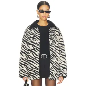 Sanctuary Soiree Barn Jacket in Striking Zebra
