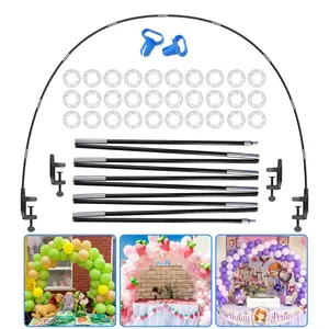13FT Adjustable Table Balloon Arch Stand Frame for Birthday, Wedding, Baby Shower Decor