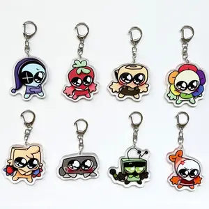 8 ves Dandy's World Acrylic Keychain, Dandys World Double Side Bag Charms, Cutest Dandys World Gifts