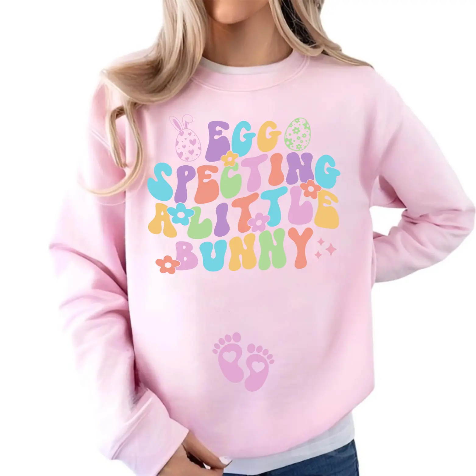 Easter Pregnancy Announcement Shirt, Eggspecting A Little Bunny Shirt, Easter Maternity Shirt, Spring Easter Gift For Mama
