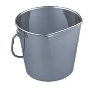 QT Dog SS0223 6 Quart Flat Sided Bucket