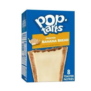 Pop-Tarts Frosted Banana Bread 8 Toaster Pastries Snack Crispy