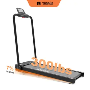 Tousains Walking Pad Under Desk Treadmill with 7% Incline Portable Small Treadmills for Home and Office 2.5 HP Motor Super Quiet Brushless Motorized Walking Jogging Running Machine with Remote Control TiktokBlackFriday