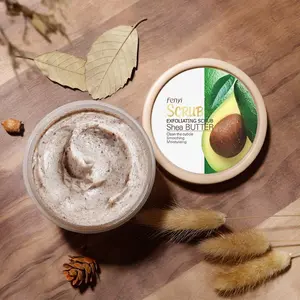 Deep Cleansing Skin Scrub Shea Butter, Skin Cleaning and Soothing Shower Mud, Moisturizing Bath Cream for Men and Women, Body Care Beauty Accessories