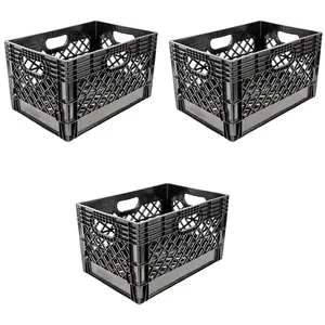 Juggernaut Storage Stackable Storage Crate with Handles Boxes Organiser Juggernaut Storage Stackable Storage Crate with Handles Boxes Organiser